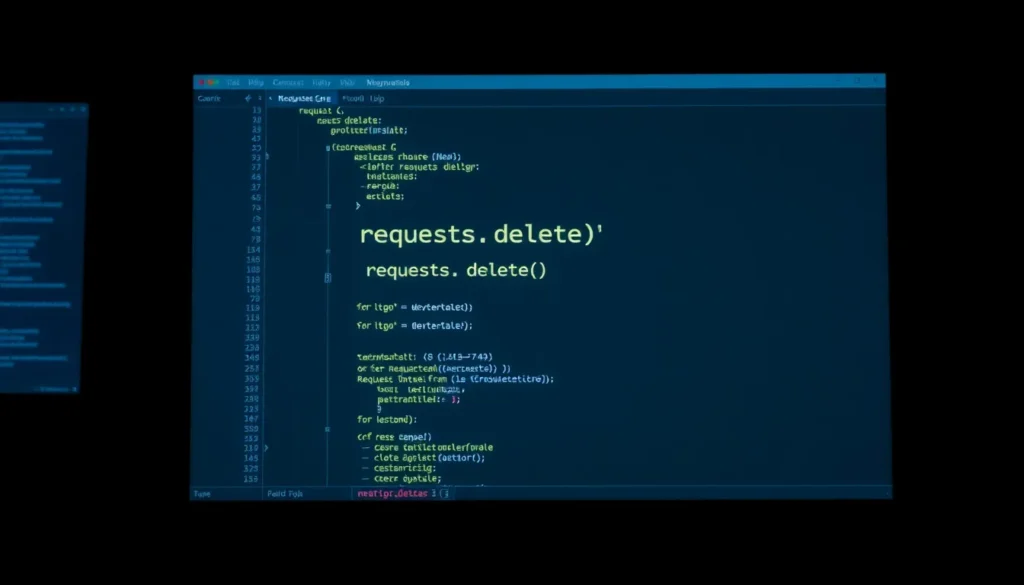 Deleting Resources with Requests.delete