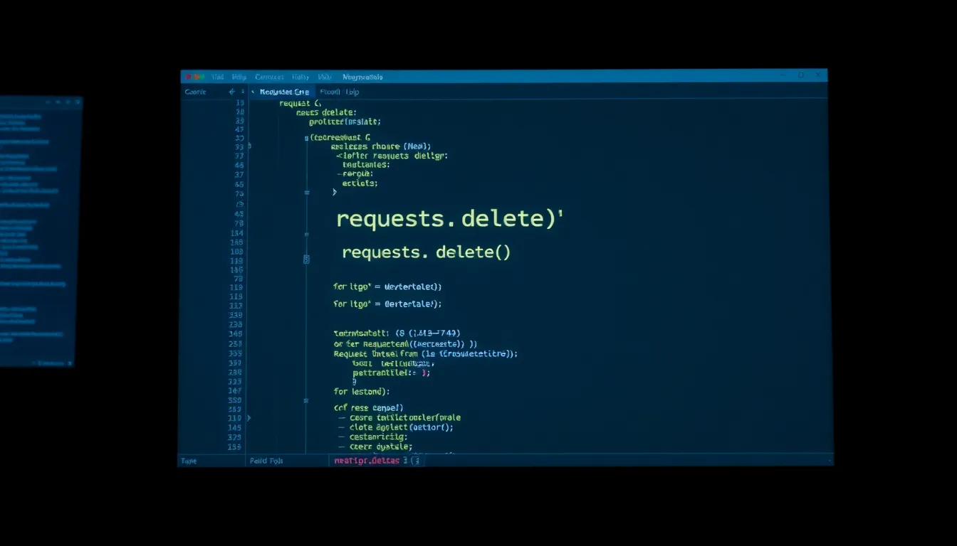 Deleting Resources with Requests.delete