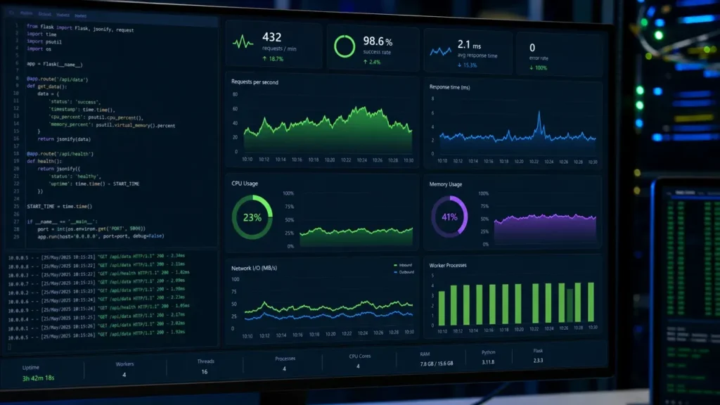 Flask Profiling and Performance Analysis