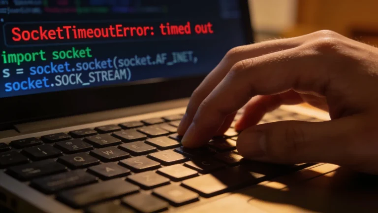 Working with Socket timeouts in Python