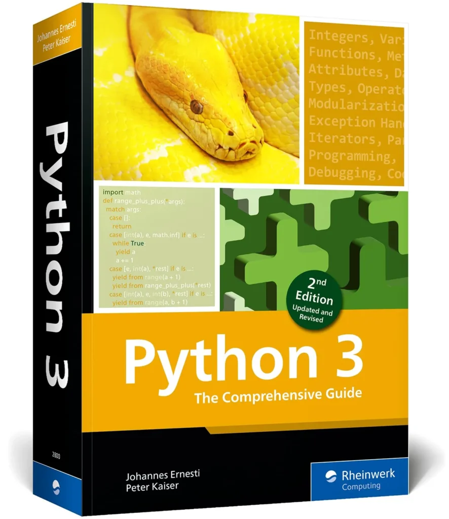 Python 3: The Comprehensive Guide to Hands-On Python Programming